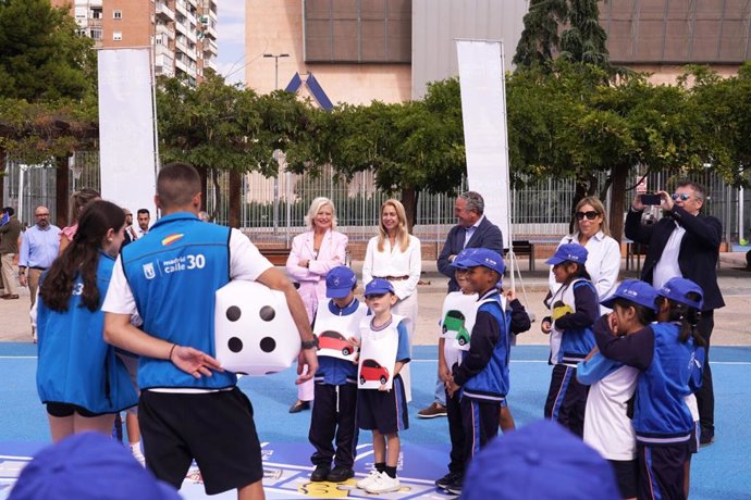 Un juego gigante recorrerá Madrid para acercar la M-30 y la seguridad vial a los más pequeños