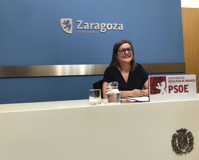 La concejal del grupo municipal del PSOE en el Ayuntamiento de Zaragoza, Marta Aparicio
