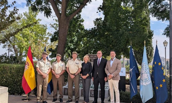 Un monolito en el Museo del Ejército en Toledo honra la memoria de 24 militares caídos en Bosnia y Herzegovina.