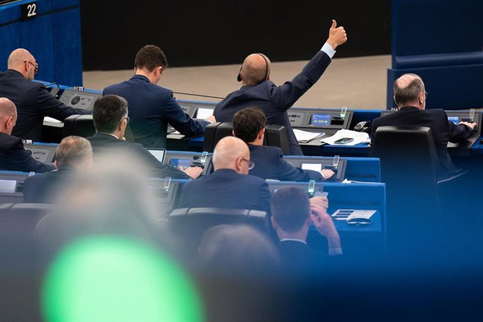 Archivo - Sesión plenaria del Parlamento Europeo en Estrasburgo (Francia)