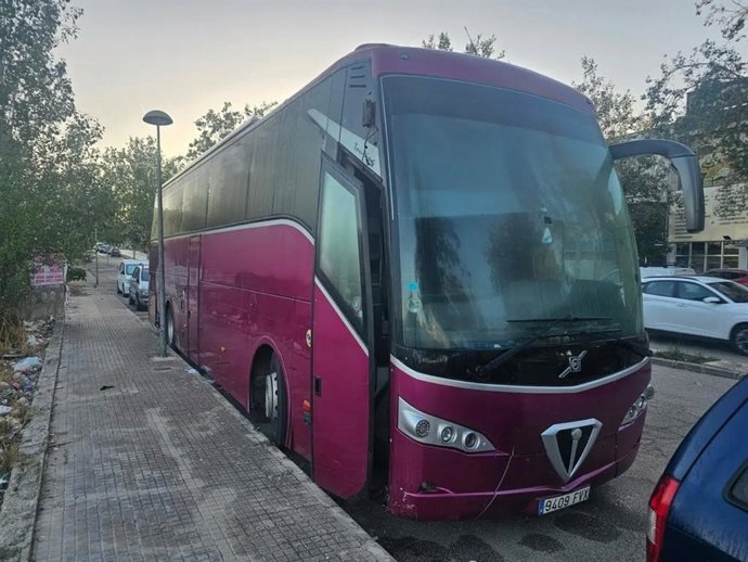 Autobús abandonado en Manacor