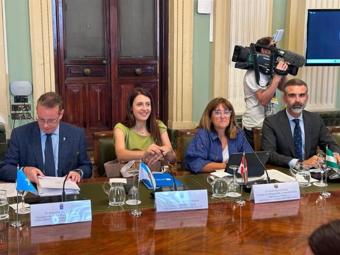 La conselleira do Medio Rural, María José Gómez, en la Conferencia Sectorial celebrada en Madrid
