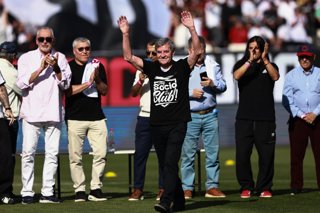 Futbol, Colo Colo vs Deportes Concepcion Fecha 23, Liga de primera 2026 El ex entrenador de Colo Colo Mirko Jozic durante el partido de la liga de primera disputado en el estadio Monumental David Arellano Santiago, Chile. 13/9/2026 Felipe