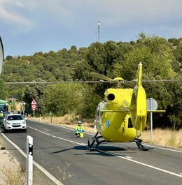 Accidente de tráfico en la M-507.