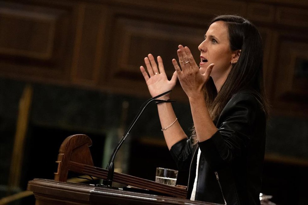 La secretaria general de Podemos, Ione Belarra
