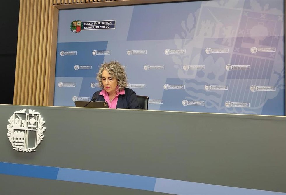 La vicelehendakari primera y consejera de Cultura y Política Lingüística del Gobierno Vasco, Ibone Bengoetxea
