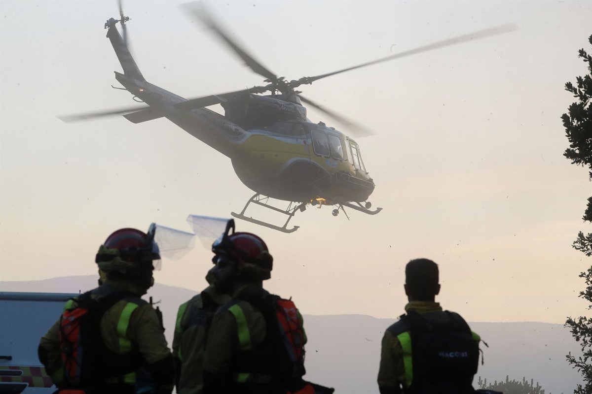 Desactivan la  Situación 2  ante la evolución  favorable  del fuego de Quiroga, con 360 hectáreas calcinadas ya