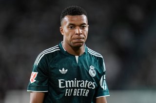 Kylian Mbappe of Real Madrid CF looks on during the Spanish League, LaLiga EA Sports, football match played between Elche CF and Real Madrid CF at Estadio Manuel Martinez Valero on September 15, 2026, in Elche, Spain.