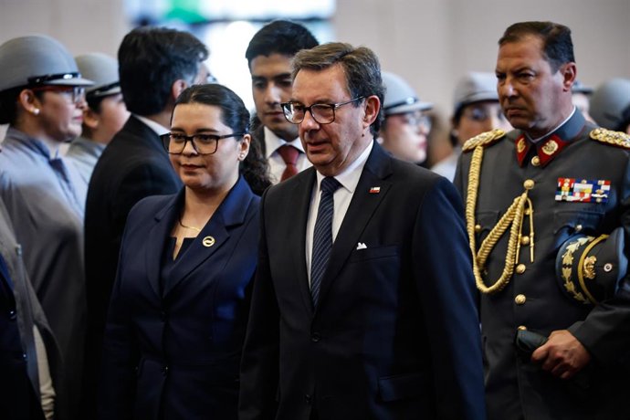 Santiago, 13 de Septiembre de 2026.  El Presidente de la Republica, Jose Antonio Kast, acompañado de la Primera Dama, Maria Pia Adriasola, participa del Servicio Nacional de Accion de Gracias, organizado por las Iglesias Evangelicas de Chile.  Diego