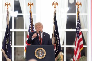 Arxiu - El president dels Estats Units, Donald Trump