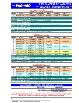 Cartel informativo