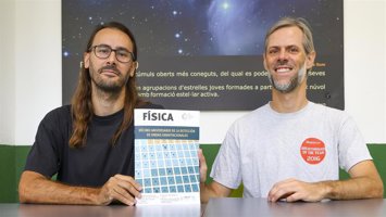 Los investigadores de la Universidad de las Illes Balears Josep Blai Covas Vidal y David Keitel.