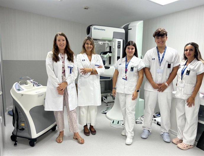 Profesionales de la Unidad de la Mujer de HM Hospitales en Málaga.