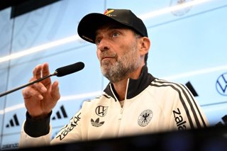 17 September 2026, Hesse, Frankfurt am Main: Germany national team coach Jurgen Klopp speaks during a press conference to announce the squad for Germany's first UEFA Nations League matches. The announcement marks Klopp's first squad selection since taking