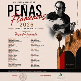 Cartel del Circuito Andaluz de Peñas 2026.