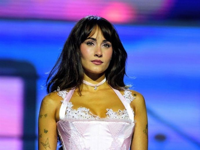 Aitana Ocaña en su gira de conciertos 'Cuarto Azul'