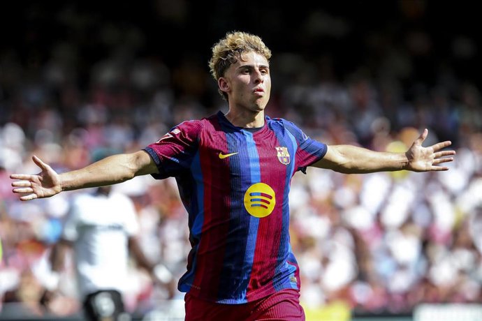 El jugador del FC Barcelona Fermín López