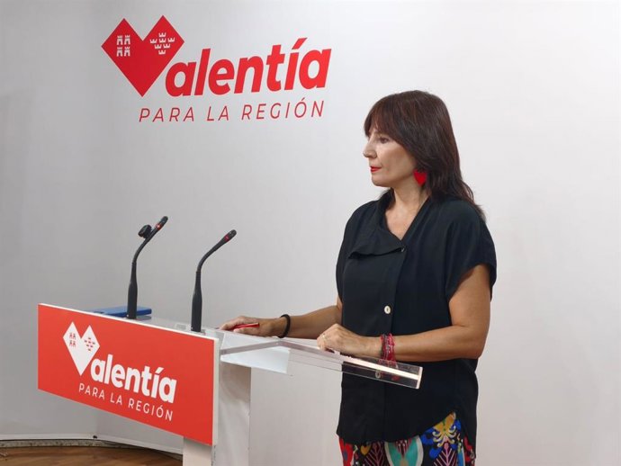 La viceportavoz del Grupo Parlamentario Socialista en la Asamblea Regional, Marisol Sánchez