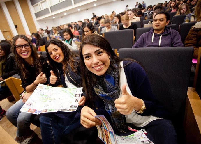 Archivo - Estudiantes erasmus en la US