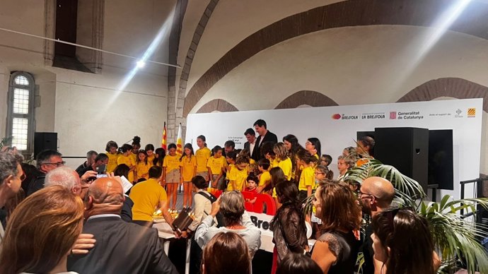 Acto de celebración del 50 aniversario de La Bressola.