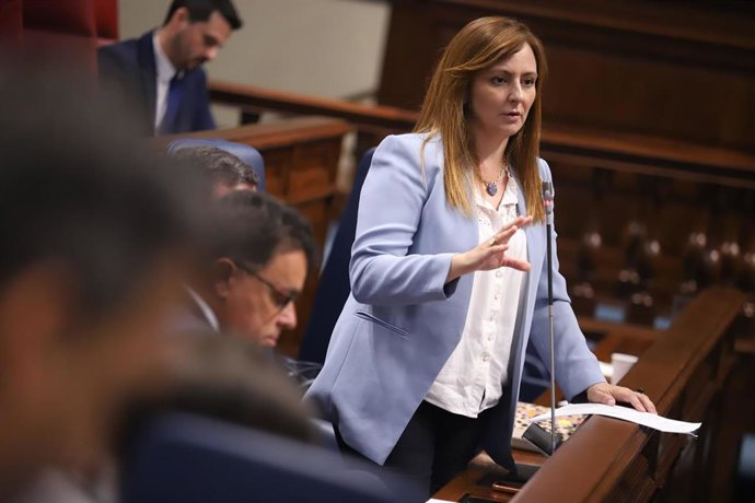 Archivo - Ladye Barreto, consejera de Administraciones Públicas, Justicia y Seguridad del Gobierno de Canarias