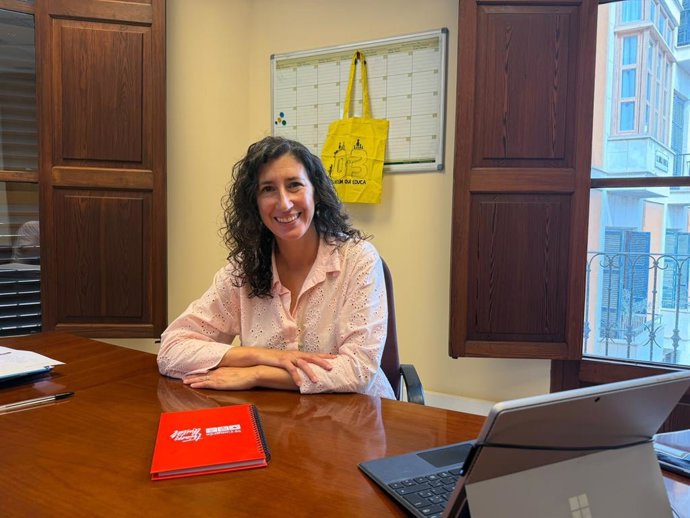 La candidata a la presidencia del Consell de Mallorca, Amanda Fernàndez.