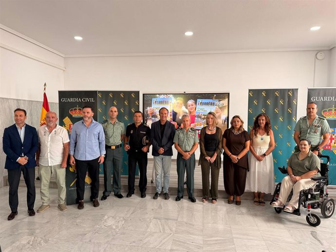 Presentación de la III Carrera Solidaria de la Guardia Civil en Almería.