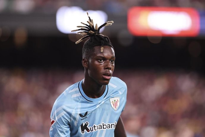 El jugador del Athletic Club Nico Williams. 