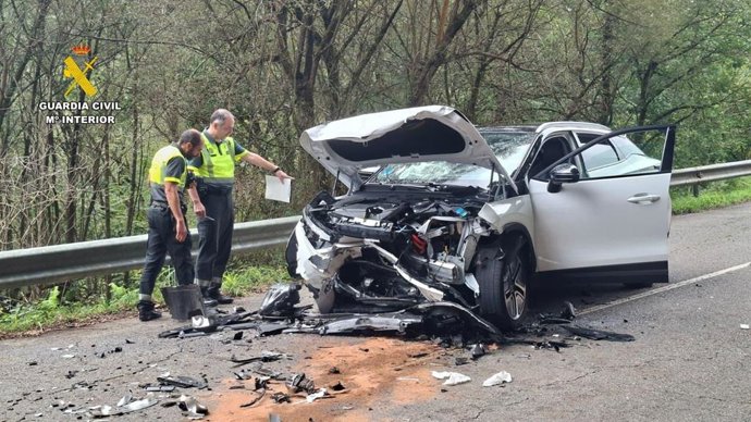 Accidente de tráfico en Siero