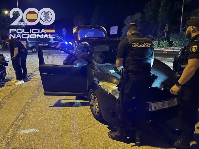 Operativo de la Policía Nacional en Menorca