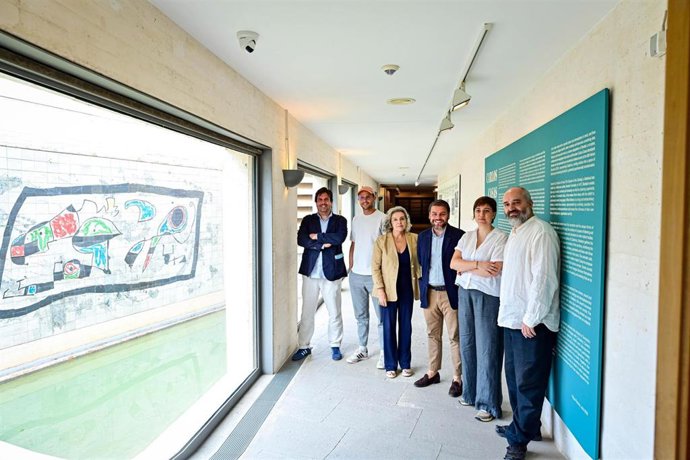 El regidor de Cultura de Palma, Javier Bonet, en la Fundación Pilar i Joan Miró.