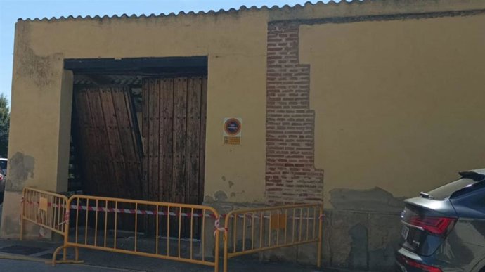 Uno de los inmuebles objeto de robo por parte del autor o autores en Aldeamayor.