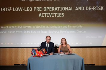Indra lidera dos proyectos estratégicos de la ESA.