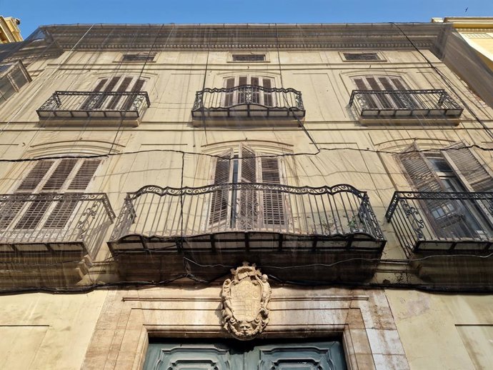 Archivo - Imagen del Palacio de los Marqueses de Montortal, en València. 