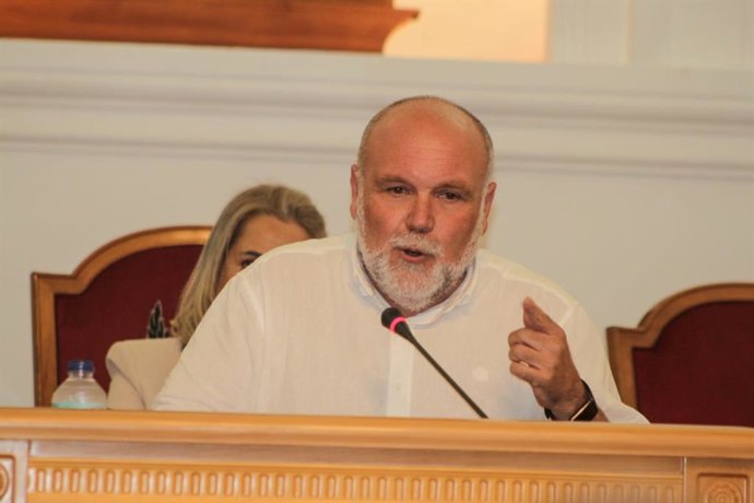 El portavoz de IU, Txema Fernández.