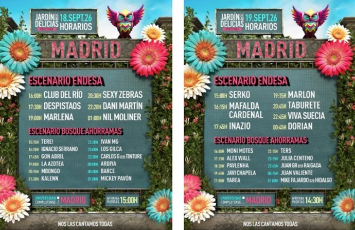 Festival Jardín de las Delicias
