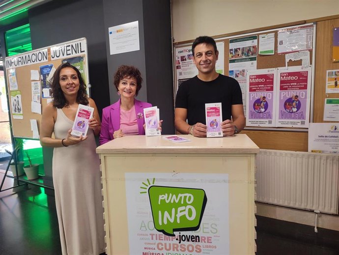 Presentación de la campaña 'Logroño VIVE la fiesta libre de violencias machistas'