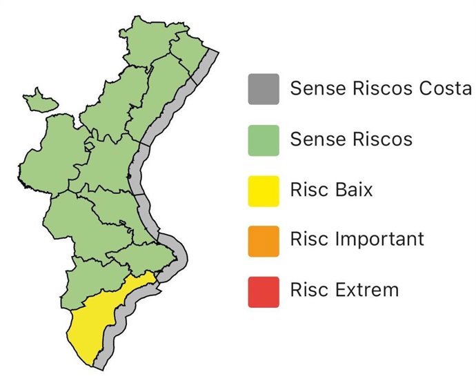 Alertas vigentes
