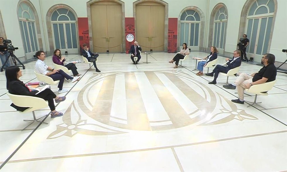 Debate entre portavoces del Parlament emitido en 'La2Cat'
