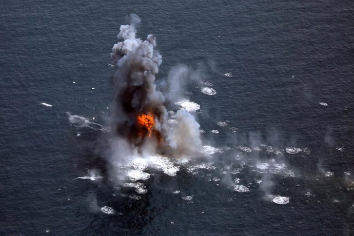 Archivo - August 20, 2025, Gulf Of Oman, Indian Ocean, Iran: The Iranian army is conducting military exercises at an undisclosed location in southern Iran. On 21 August, Iran began two days of military drills in the northern Indian Ocean and Sea of Oman, 
