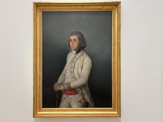 Retrato de de Goya a Valentín Bellvís de Moncada y Pizarro expuesto en Faro Santander.