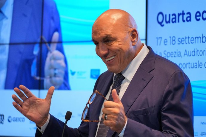 El ministro de Defensa de Italia, Guido Crosetto, en el encuentro Risorsa Mare 2026, organizado por el laboratorio de ideas Ambrosetti