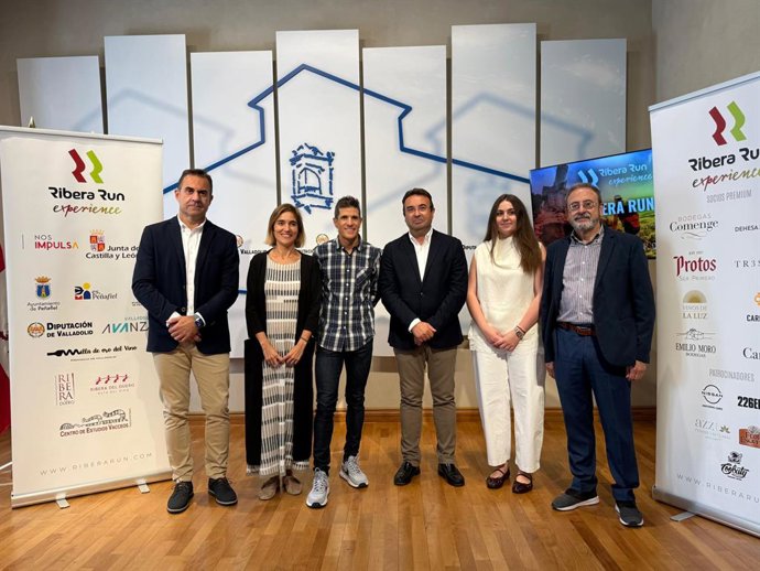 La presentación de la 'Ribera Run Experience" en el Palacio de Pimentel.
