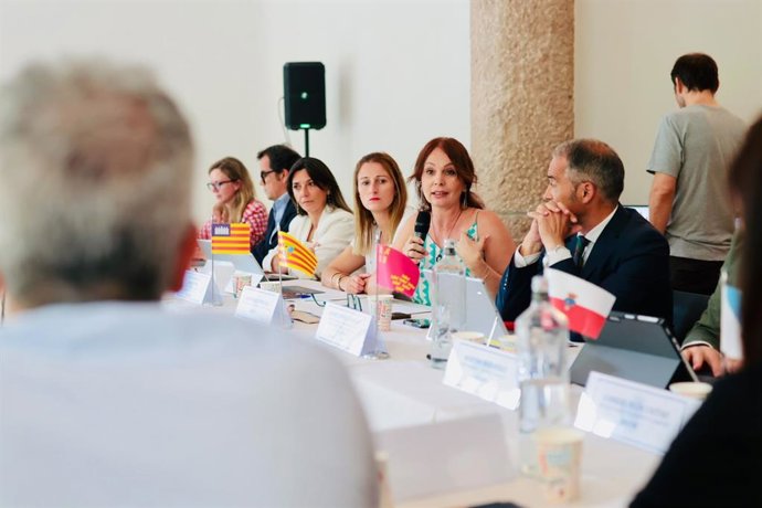 La directora general de Empresa, Autónomos y Comercio, Maria Antònia Sansó, en la Mesa de Direcciones Generales de Comercio de las comunidades autónomas