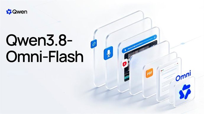 Imagem do anúncio do Qwen3.8-Omni-Flash