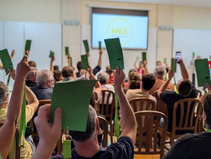 Votación asamblea MÉS per Mallorca