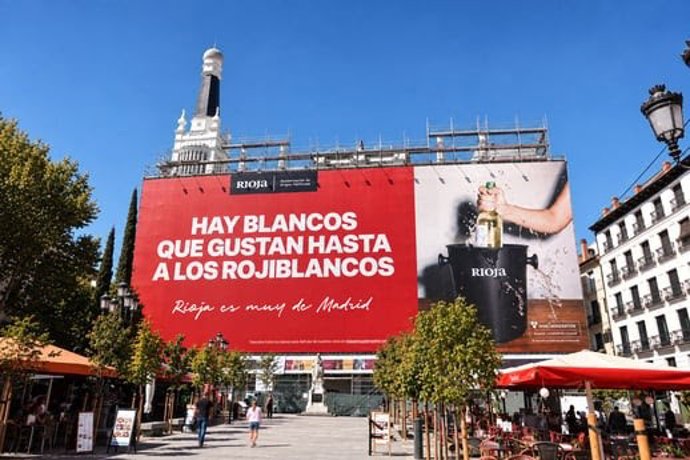 Campaña 'Rioja es muy de Madrid' en Santa Ana en Madrid