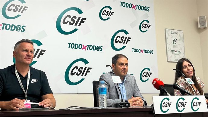 Portavoces de CSIF Educación Madrid.