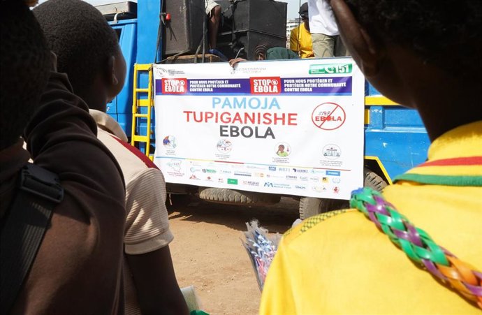 Fotografía de archivo de una campaña de concienciación en Bukavu sobre el brote de ébola que afecta a República Democrática del Congo (RDC)