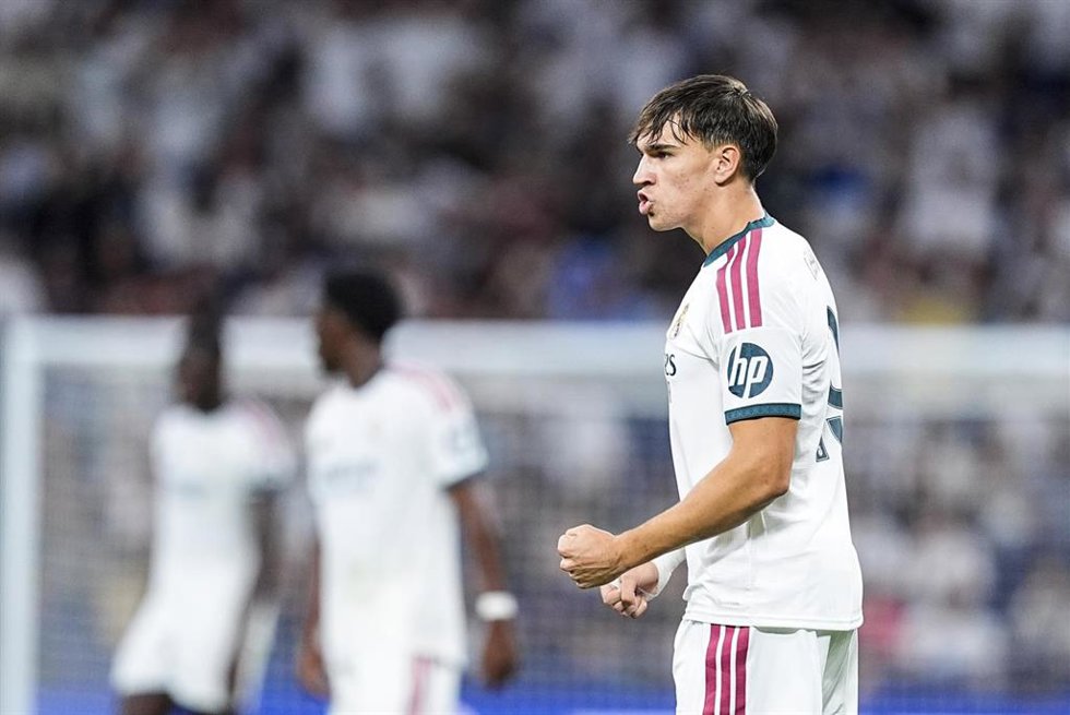 Carlos Espí con el Real Madrid